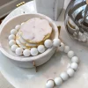 Inspire Me! Home Decor White Beads