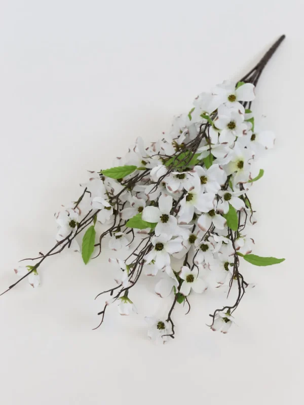 Inspire Me! Home Decor White Dogwood Bloom Stem