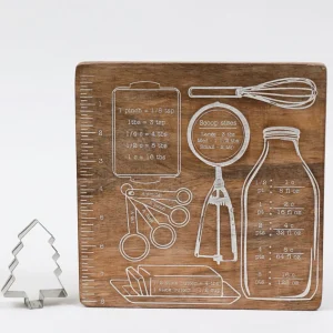 Inspire Me! Home Decor Wooden Measurement Trivet