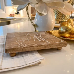 Inspire Me! Home Decor Wooden Measurement Trivet